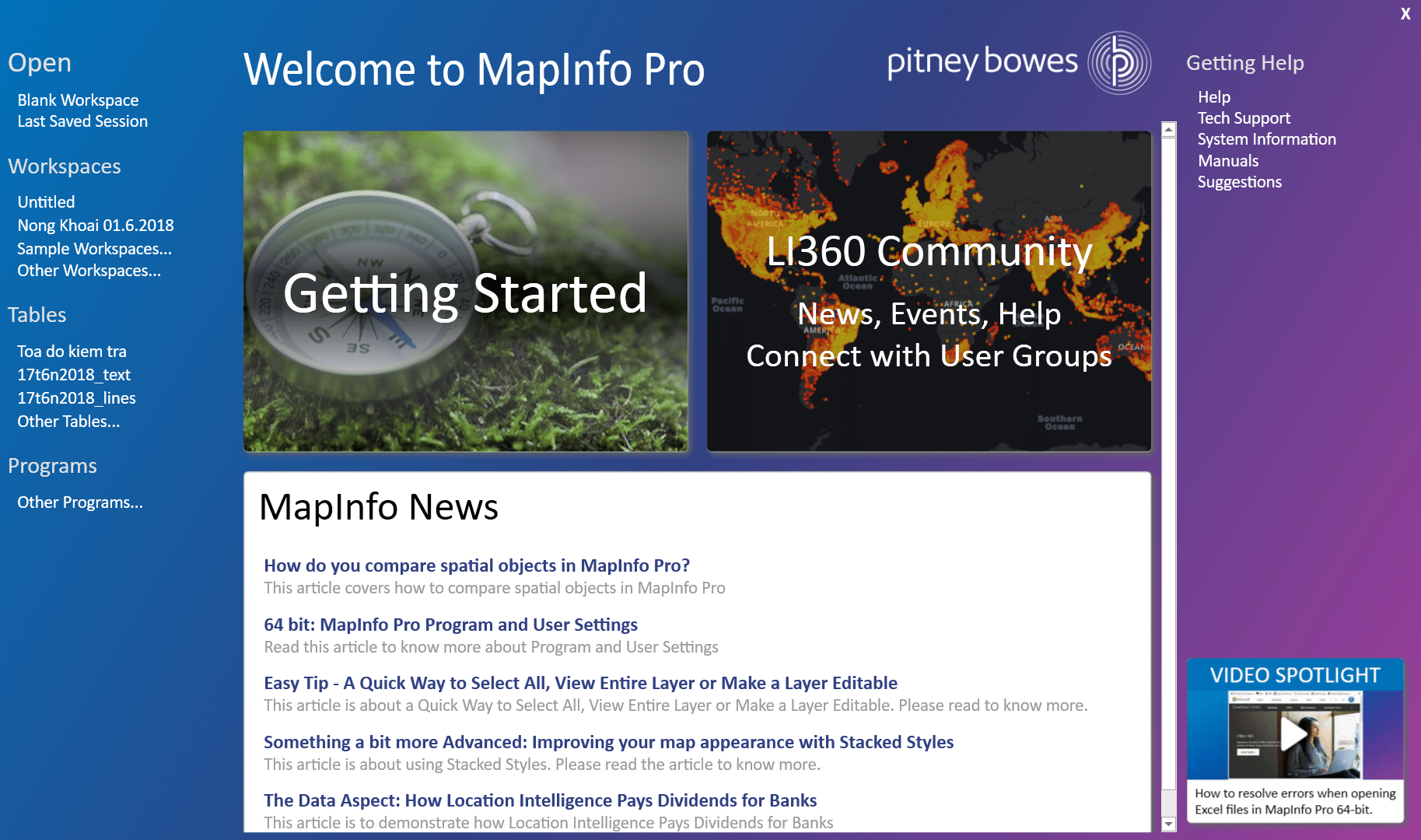 MapInfo Pro v17 – Bản full – Download